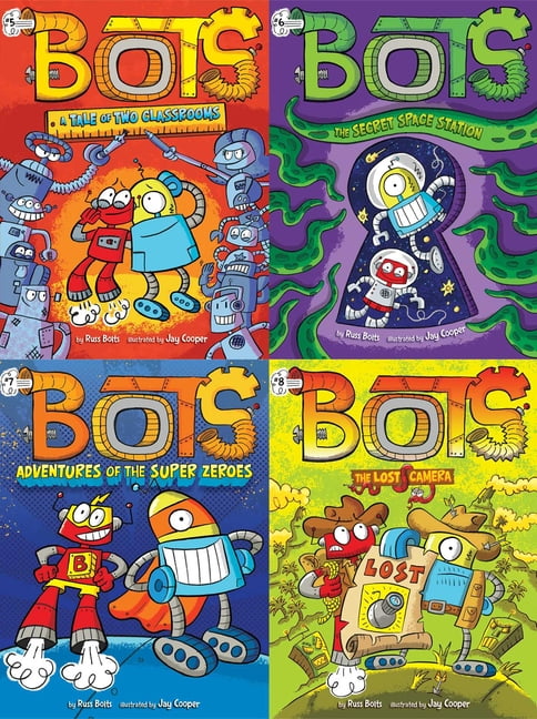 Bots The Bots Collected Set #2: A Tale of Two Classrooms; The Secret Space Station; Adventures of the Super Zeroes; The Lost , (Paperback)