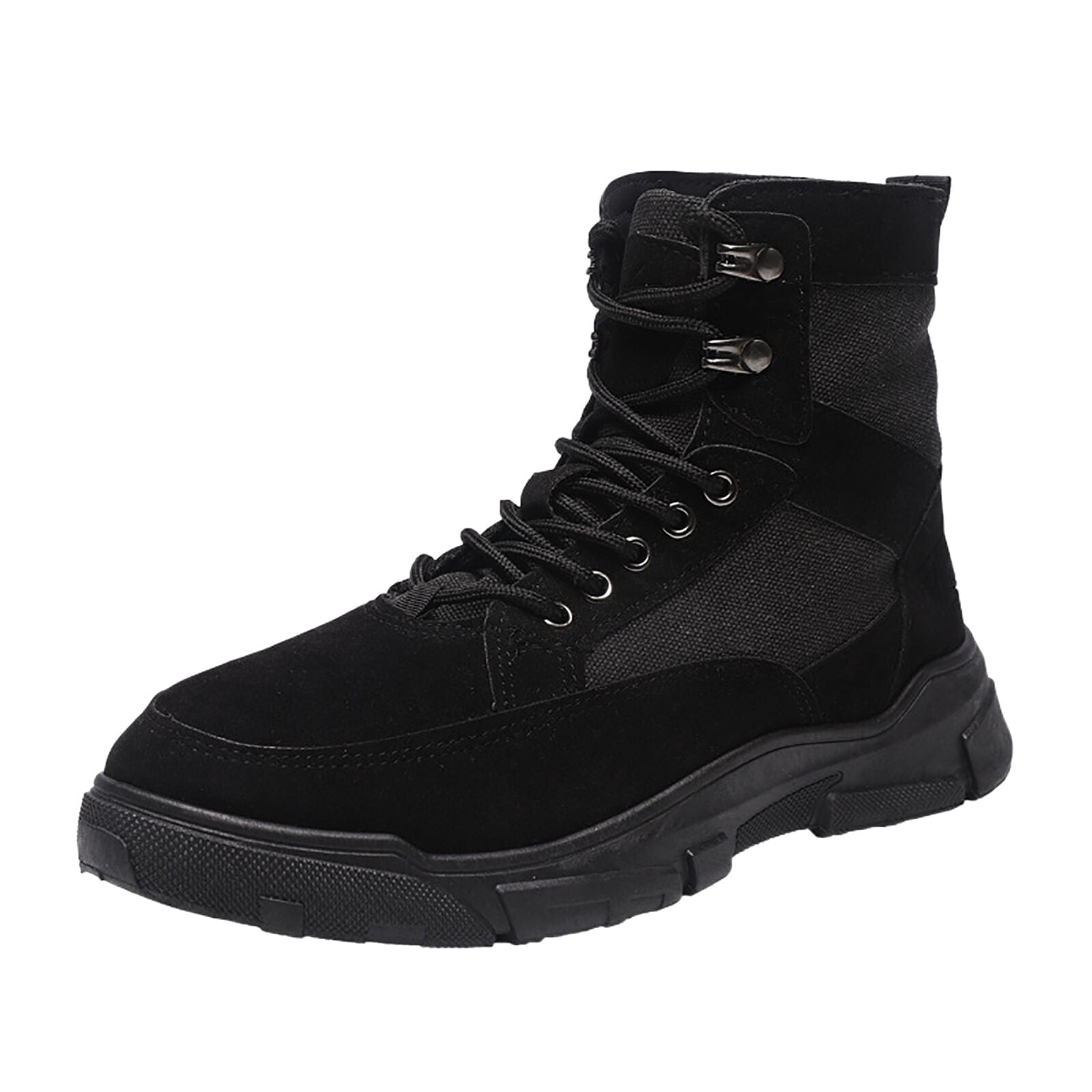 Mens black boots size 15 2025