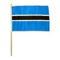 thumbnail image 1 of Botswana 12" x 18" Mounted Stick Country Flag, 1 of 1