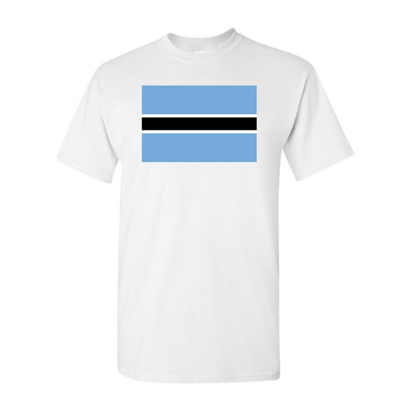 Botswana Country Flag Adult DT T-Shirt Tee