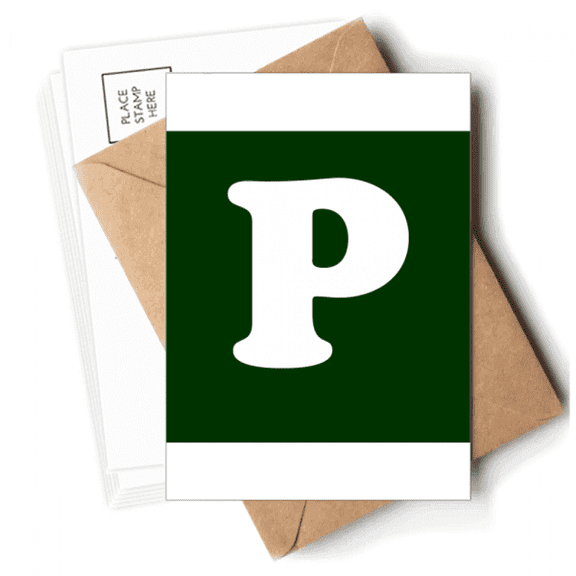 Botswana Currency Symbol Pula BWP Postcards Envelopes Blank Note Cards Mailing