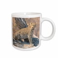 thumbnail image 1 of 3drose, Botswana. Okavango Delta. Khwai Concession. Leopard on a Fallen Log., 11oz Mug, 1 of 6