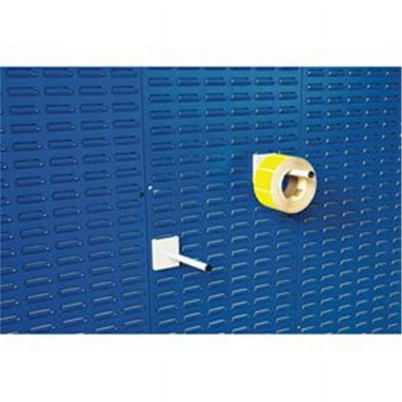 Bott B2178554 Tubular Spigot for Louvered Panels, 0.63 in. Dia., 8 in., White