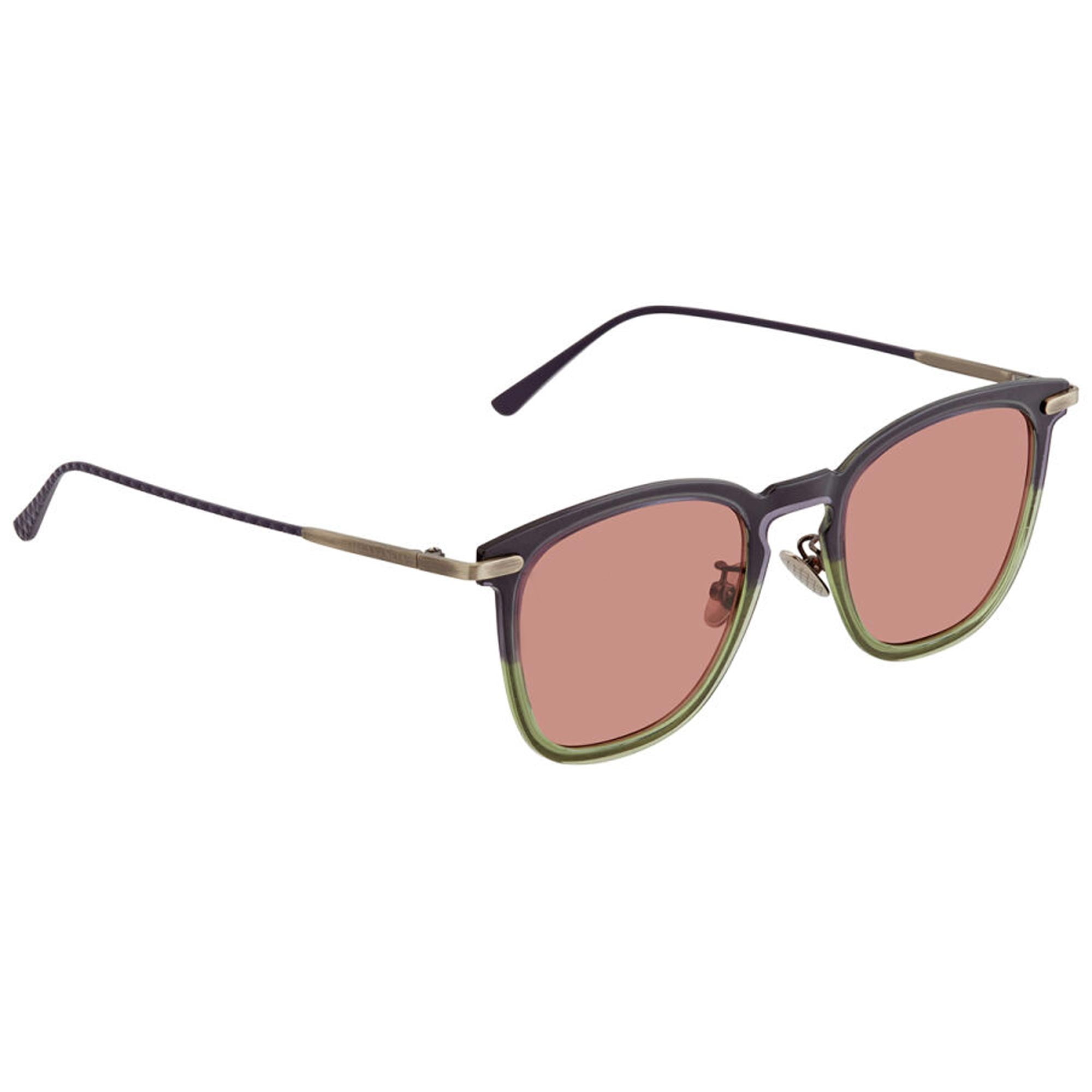 Bottega Veneta BV0244S 30006383003 Men s Brown Lens Sunglasses Walmart