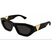 Bottega Veneta BV1221S 001 54mm Geometric Sunglasses Womens