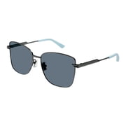 Bottega Veneta BV1237S 004 57mm Rectangle Sunglasses Womens