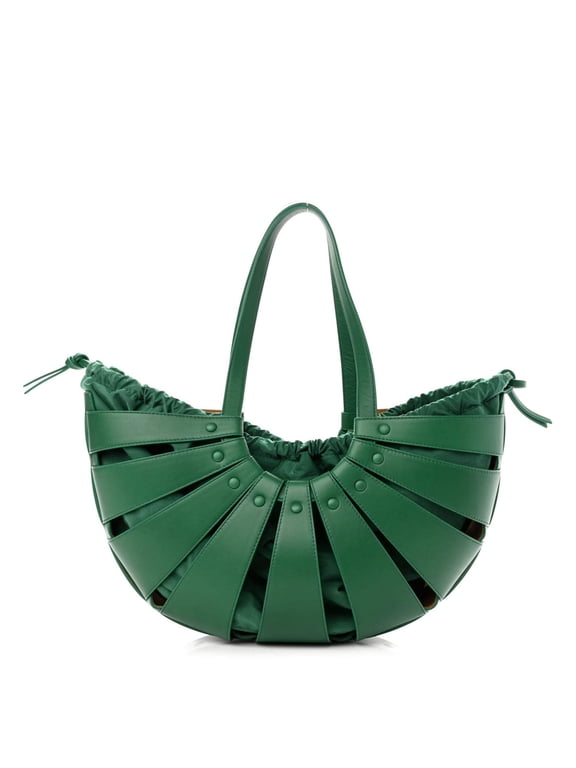 The Shell Bag 'Racing Green" French Calfskin