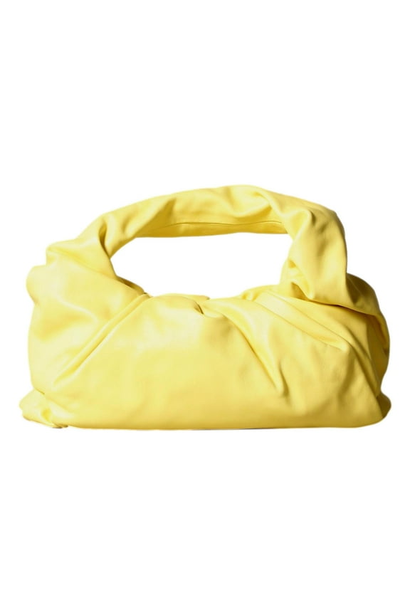 The Shoulder Pouch Sherbert Yellow Nappa Shoulder Bag