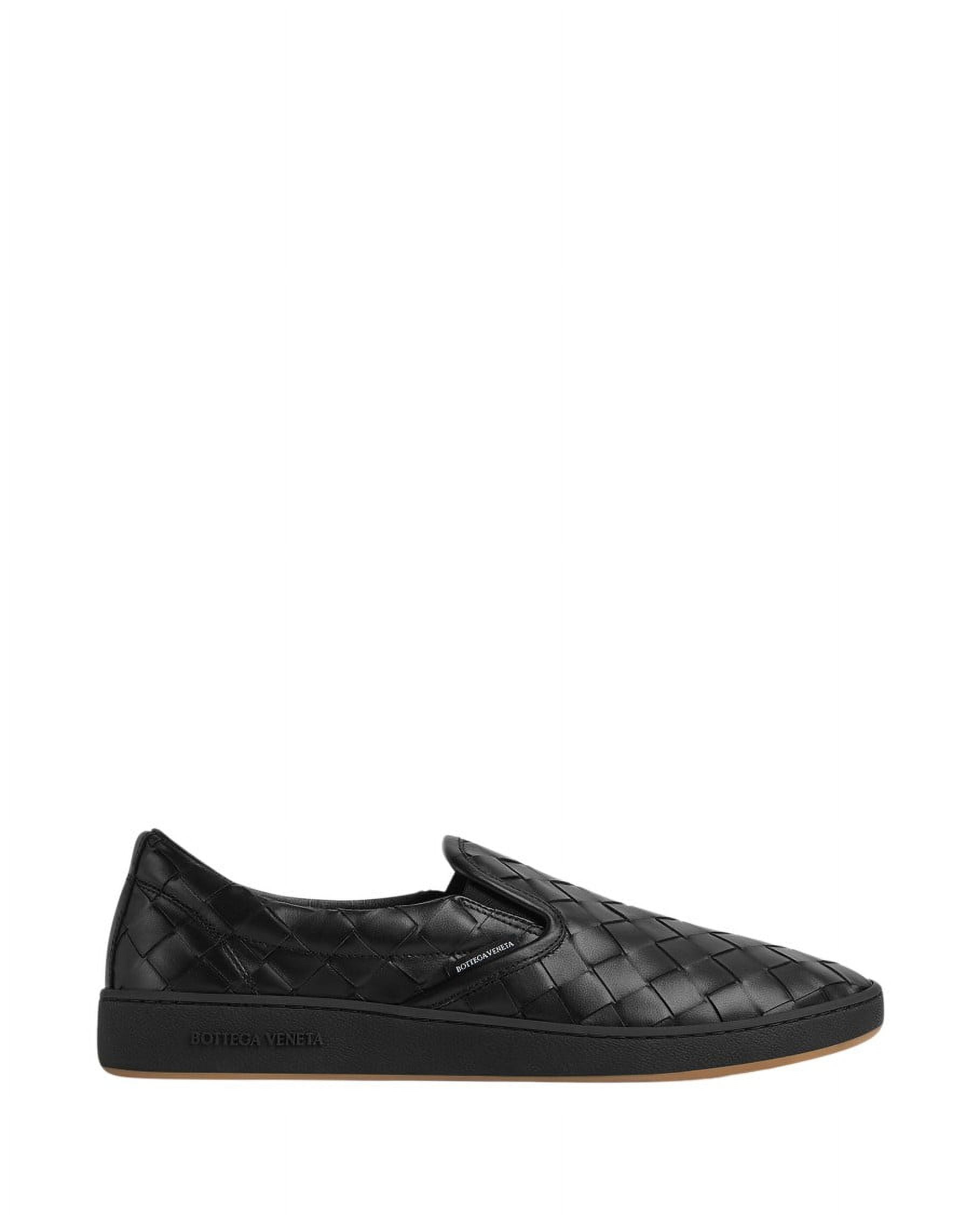 Bottega Veneta Women's SLIP-ON LEATHER SNEAKERS Black Sizes