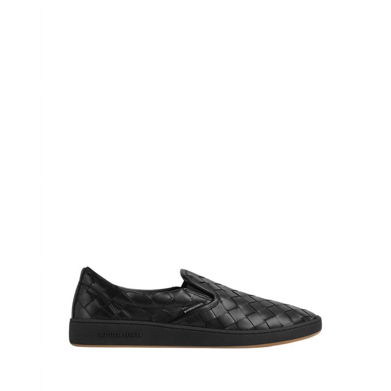 Bottega Veneta SLIP-ON LEATHER SNEAKERS Black (Women's Bottega Veneta SLIP-ON LEATHER SNEAKERS Black (Women's