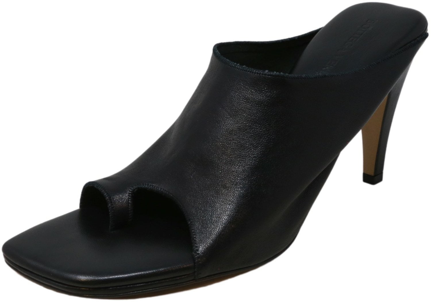 Bottega Veneta Leather Heel Boot Black Flamingo (Women's)