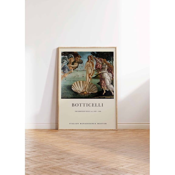 Botticelli Art Print Botticelli Aphrodite Print Birth of Venus Art Print Gift Botticelli Wall Art Print