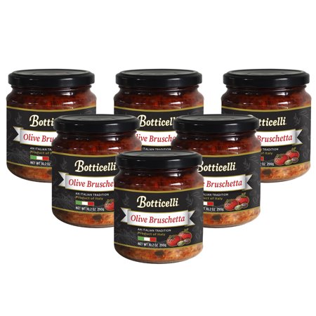 Botticelli Authentic Italian Olive Bruschetta, 6 Count