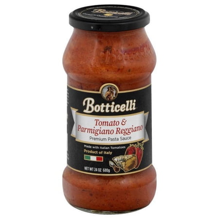 Botticelli Premium Parmigiano Reggiano & Tomato Pasta Sauce for Low Carb Spaghetti Sauce, Pizza, Dip, & Meat - Italian Tomato Sauce Pasta Made with Authentic Italian Tomatoes (24oz) (2 Pack) Pack Of 6