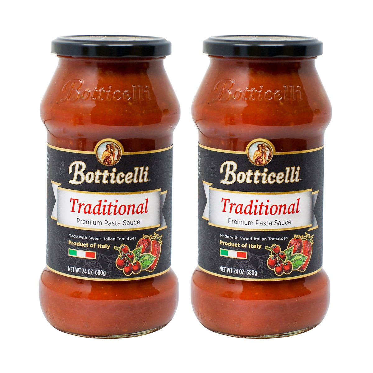 Botticelli Premium Traditional Pasta Sauce for Low Carb Spaghetti Sauce ...