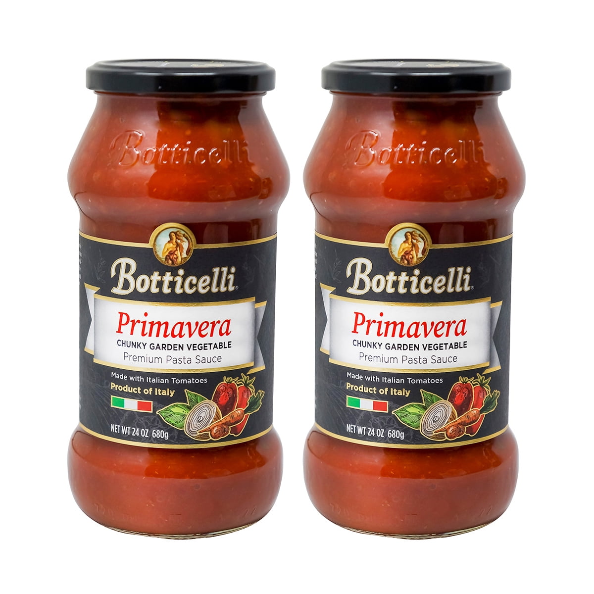 Botticelli Primavera Pasta Sauce - Premium Italian Spaghetti Sauce ...