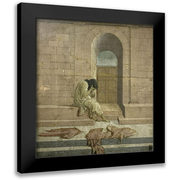 Botticelli, Sandro 12x13 Black Modern Framed Museum Art Print Titled - The Melanc