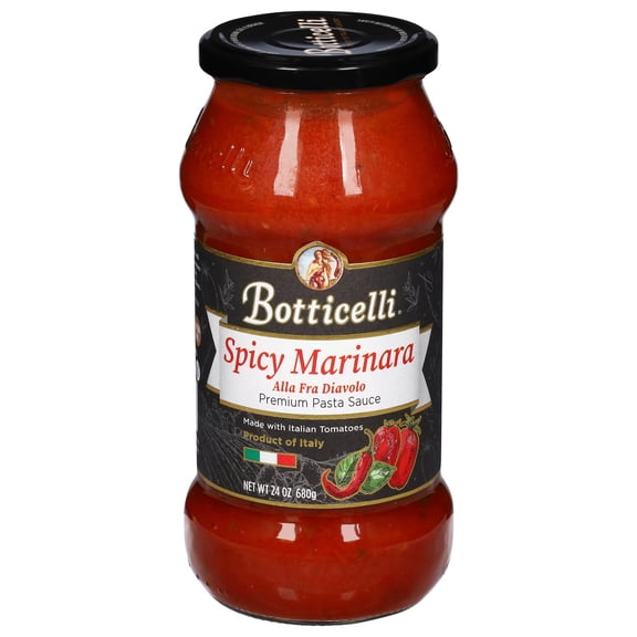 Botticelli - Sauce Roasted Garlic Marinara Spicy - 24 OZ - Case of 6