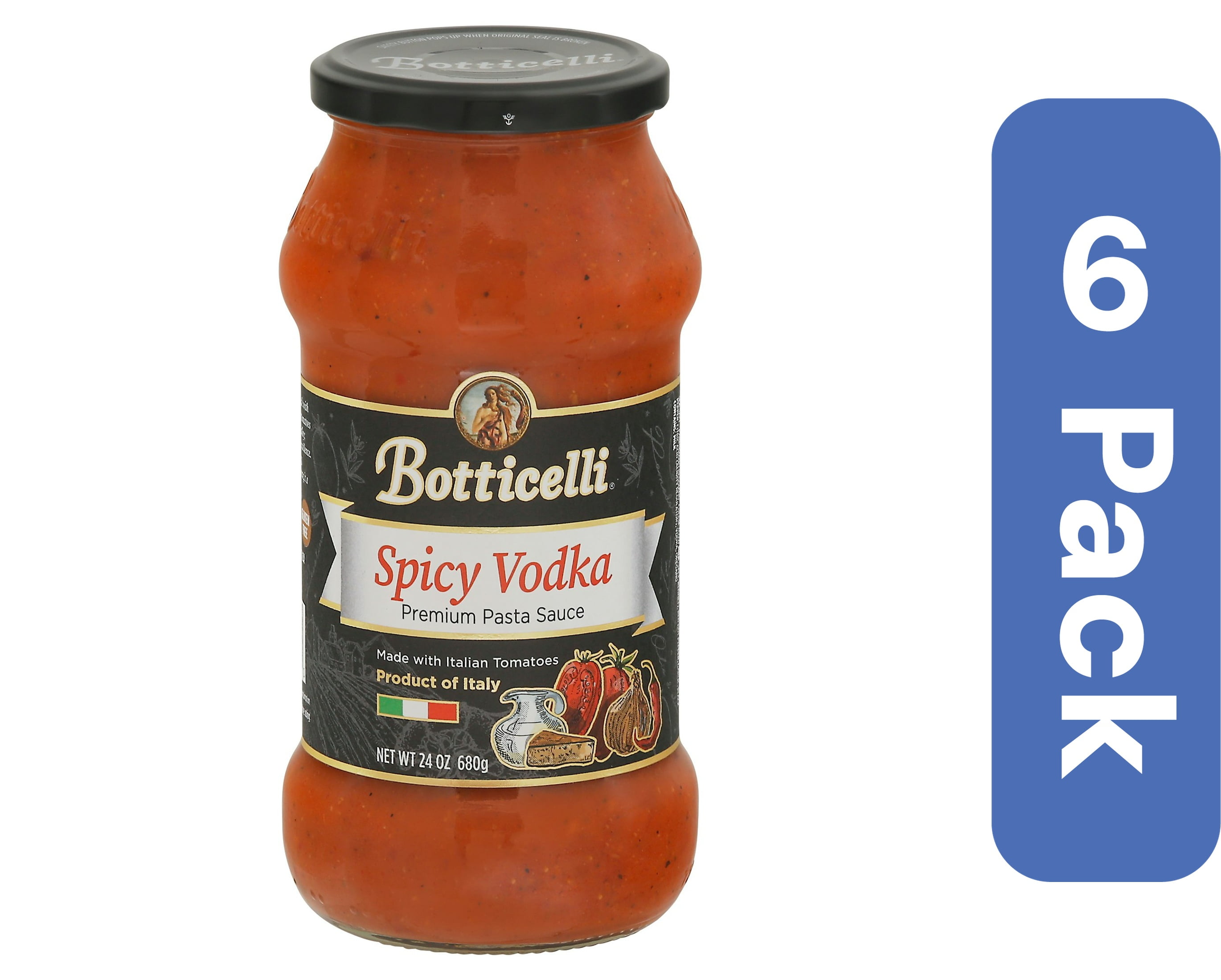 Botticelli Spicy Vodka Sauce 24 oz (Pack Of 6)