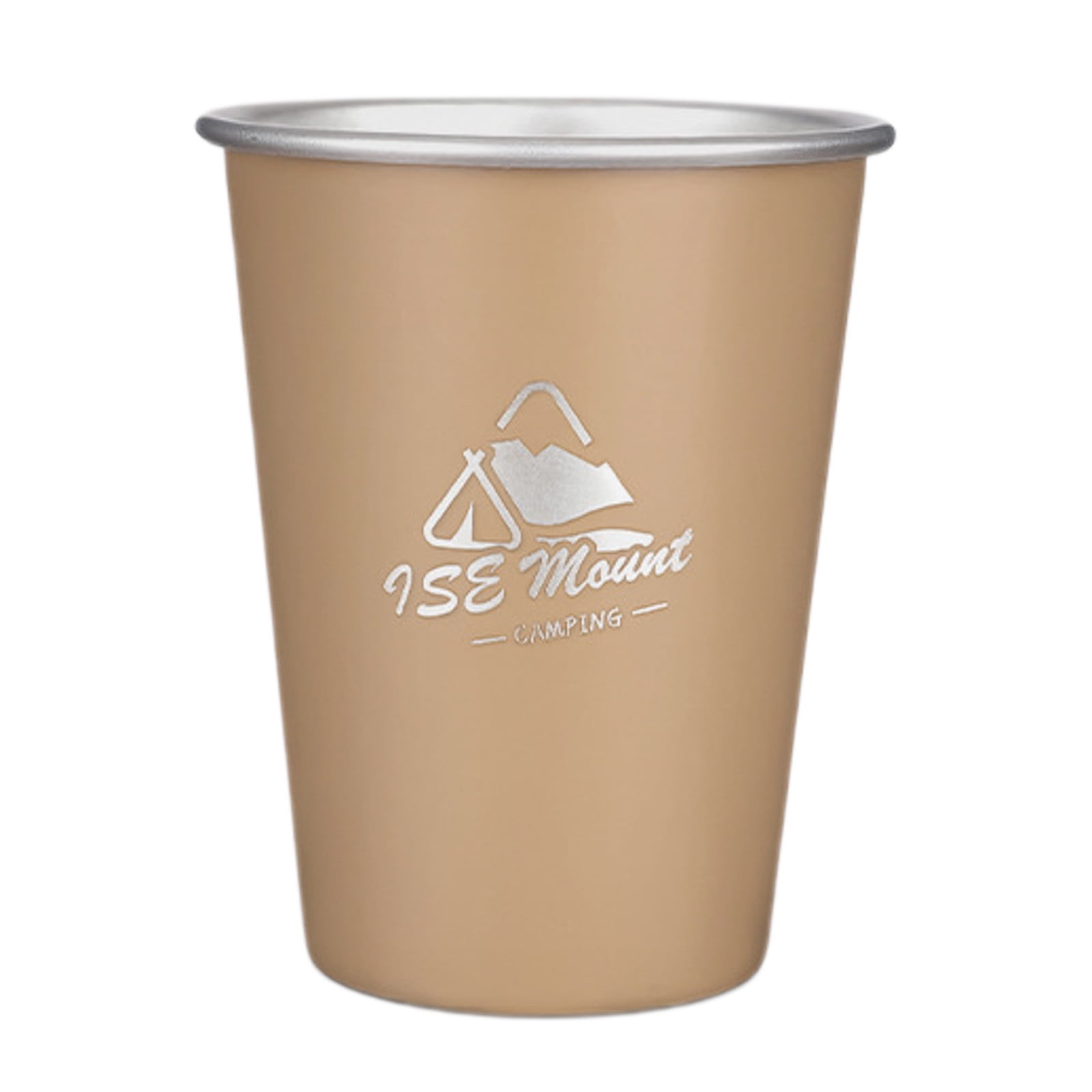 Bottle And Nesting Cup Set 350ml Outdoor Stainless Steel Water Cup Milk