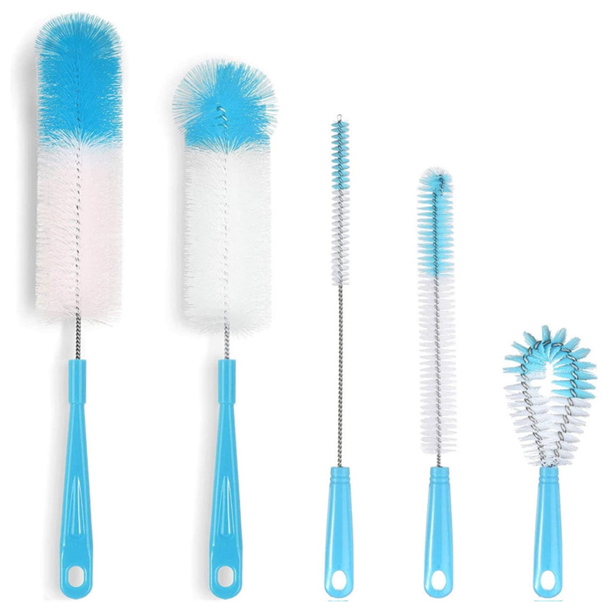 Bottle Brush Cleaner 5 Pieces-long Water Bottle and Straw Cleaning Brush-kitchen  Wire Brush Set 
