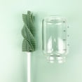 thumbnail image 1 of Bottle Brush Silicone Bottle Brush Cup Brush Long Handle Cleaning Cup Brush Kitchen Cleaning Brush No Dead Angle Bottle Brush Kitchen Gadget Green, Kitchen Essentials Clearance Sale, 1 of 2