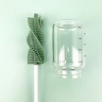 Bottle Brush Silicone Bottle Brush Cup Brush Long Handle Cleaning Cup Brush Kitchen Cleaning Brush No Dead Angle Bottle Brush Kitchen Gadget Green, Kitchen Essentials Clearance Sale