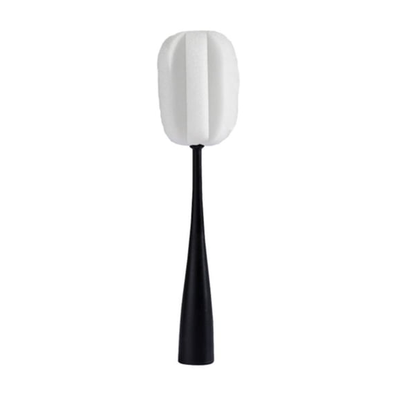 Bottle Brush Sponge Cup Washer Brush Long Handle Cleaner Brush For Bottle Glasswares Mugs Cups Kitchen Clean Sponge Bottle Brush Bottle Washer Brush Bottle Sponge Bottle Cleaning Brush 1PC Black