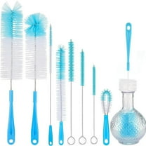 Bottle Brushes,8 Pcs Multi-Purpose Baby Bottle Cleaning Brushes,Water Bottle Cleaner Set for Baby Bottles,Tubes,Straws