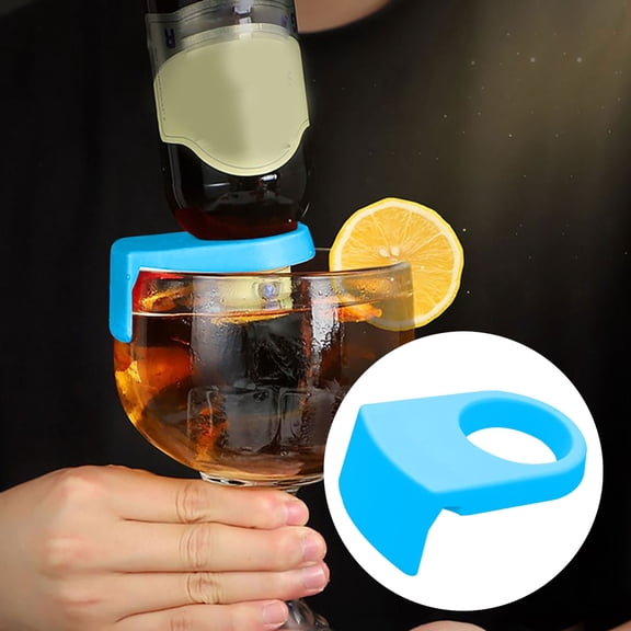 Bottle Buckle Wine Glass Clip Holders, 1 Pcs Plastic Drinking Clips Colorful Beer Snap Cocktail Bottle Clips for Home, Birthday, Wedding, Party