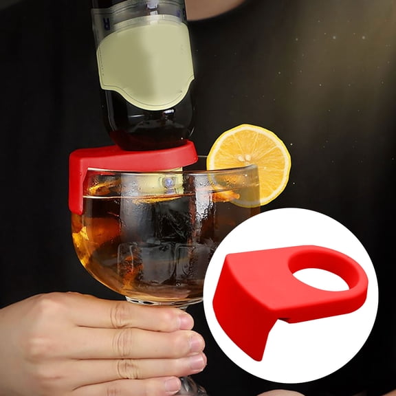 Bottle Buckle Wine Glass Clip Holders, 1 Pcs Plastic Drinking Clips Colorful Beer Snap Cocktail Bottle Clips for Home, Birthday, Wedding, Party