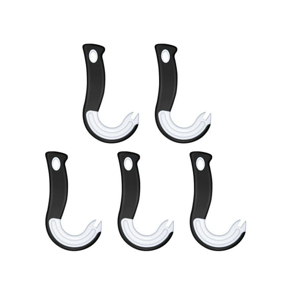 Bottle and Can Openers Hook Shaped Can Opener Tool Practical Kitchen Gadget Easy Grip Ring Pull Design Ideal for Party Drinks and Everyday Use (5PCS) 5PCS