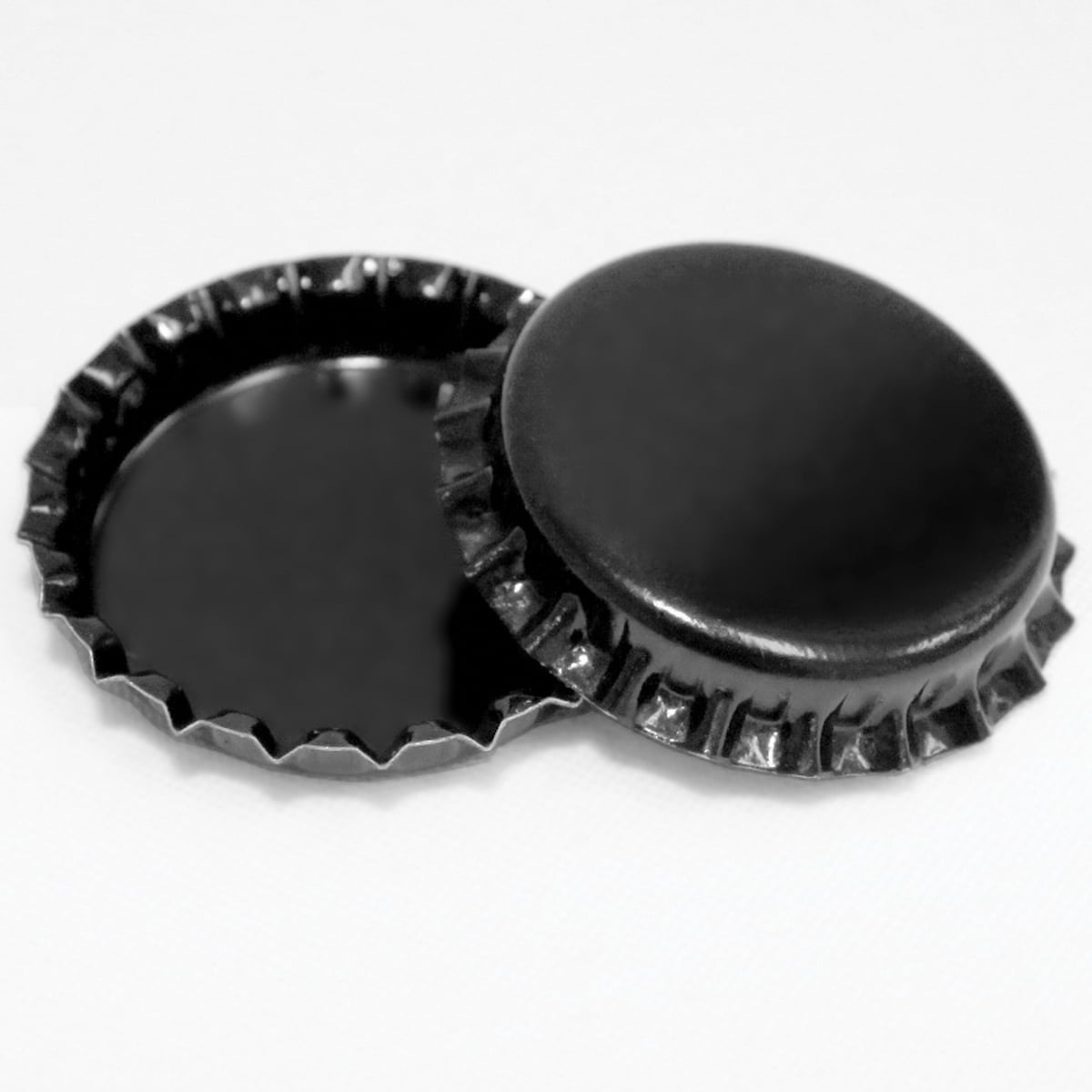 Bottle Cap Inc Vintage Standard Bottle Caps 1" 50/PkgBlack