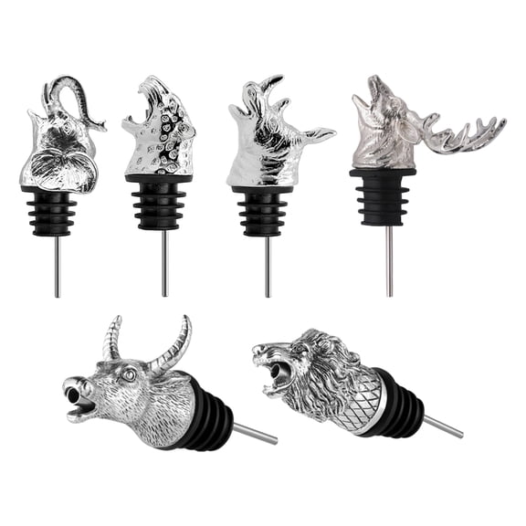 Bottle Champagne Pourer Stopper Shaped Caps Sealers Preservers Saver Bottle for Wedding Bar Party
