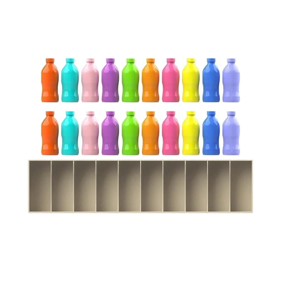 Bottle Color Match Game, Fun Family Board Game, 2-4 Player Bottle Collision Game for Adults, Perfect for Travel Camping Holidays Party Night