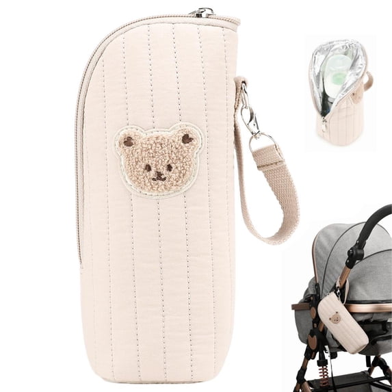 Bottle Cooler Tote Bags with Foil Lining, Baby Bottle Thermal Bag, Portable Breastmilk Bottles Storage Bags, for Breast Milk Storage Preservation Transport Daycare Travel Portable Thermal