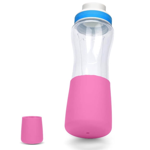 Bottle Covers for Dirt and Wear on 22 Oz Bottle with Silicone Chill Sleeve—Fits Containers, 3.54×3.15 inch, Pink