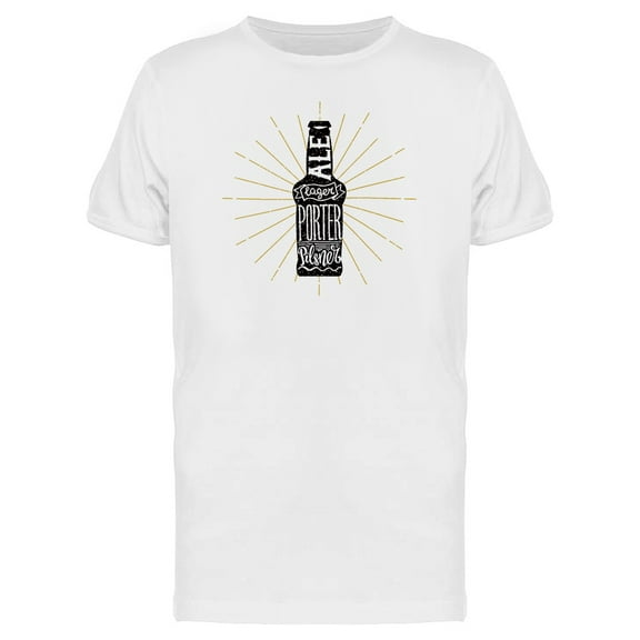 Bottle Craf Beer T-Shirt Men -Image by Shutterstock, Male 3X-Large