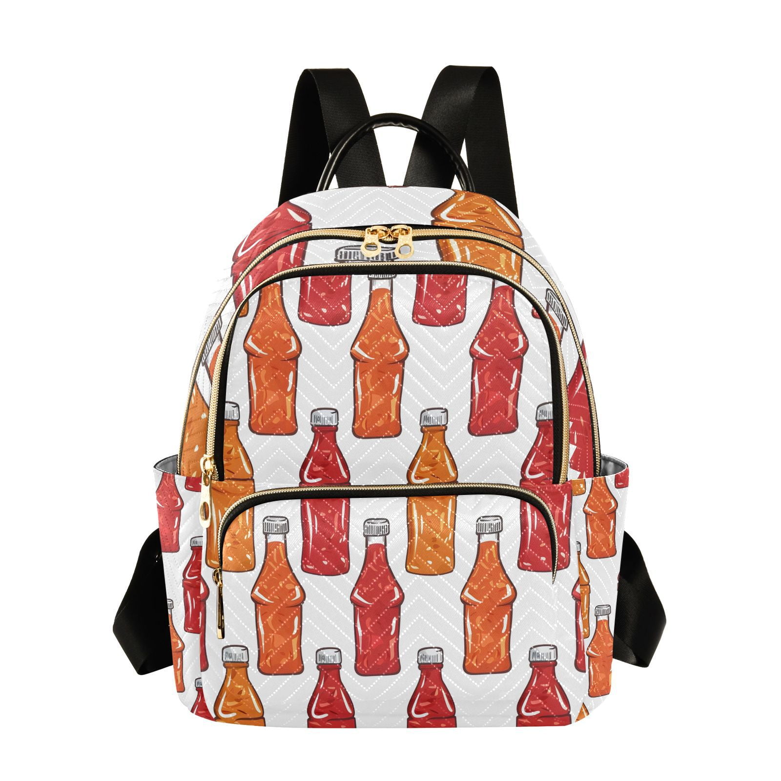 Bottle Drink Travel Laptop Backpack Casual Daypack Lightweight Bookbag ...
