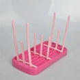 thumbnail image 1 of Bottle Dry Rack Baby Bottle Drain Drying Racks Blue Pink Baby Bottle Cleaning Dryer Drainer Storage Drying Rack, 1 of 9