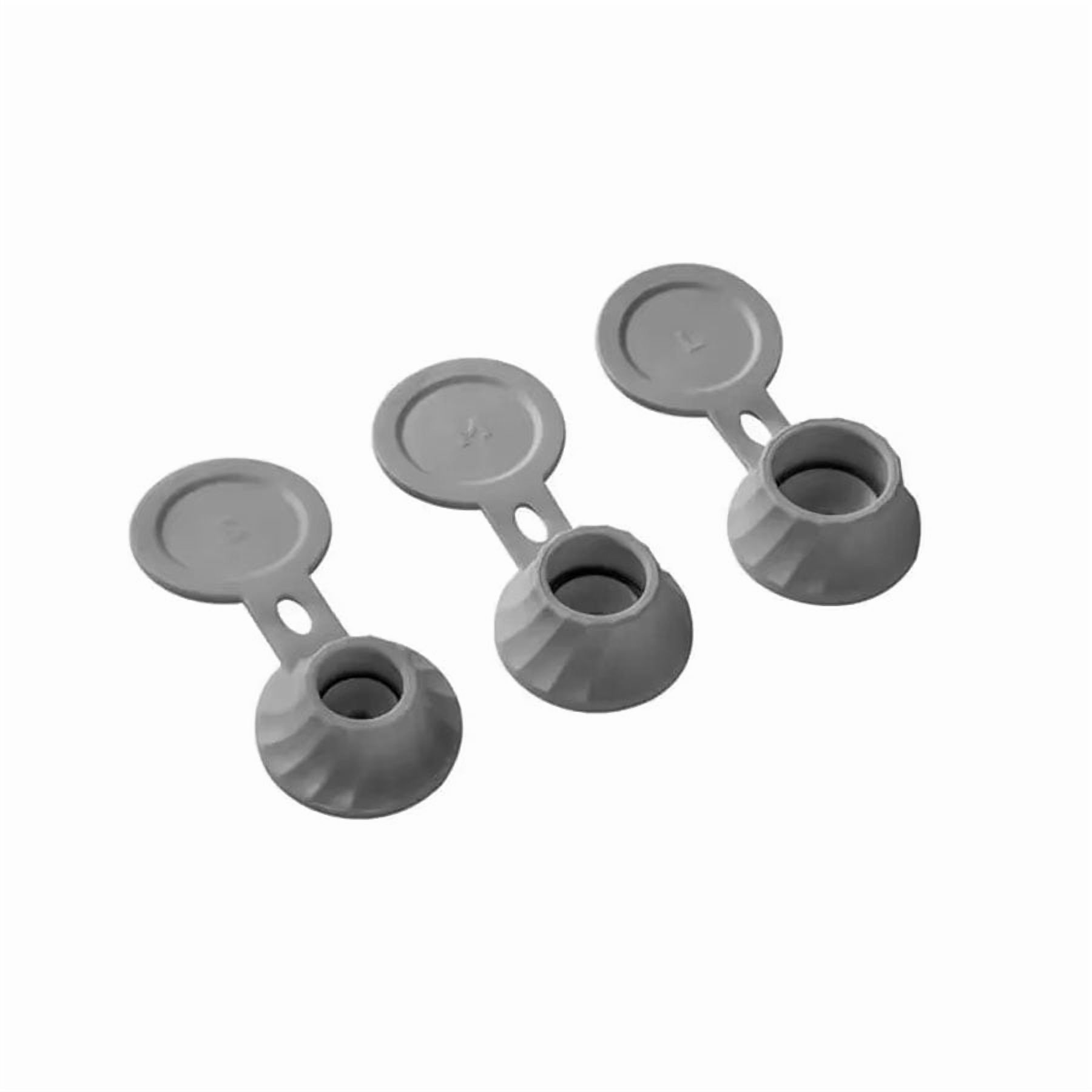 Inverted Cap Use Bottle Emptying Caps, 3/6pcs Adapters Transfer Connector, 3 Sizes ...