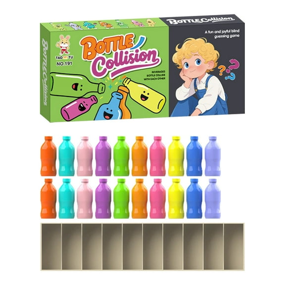 Bottle Flip Challenge,Bottle Pairing,Group Challenge Games,Color Match Action Improve Logical Thinking and Reasoning Skills Interactive Sorting(2PC)