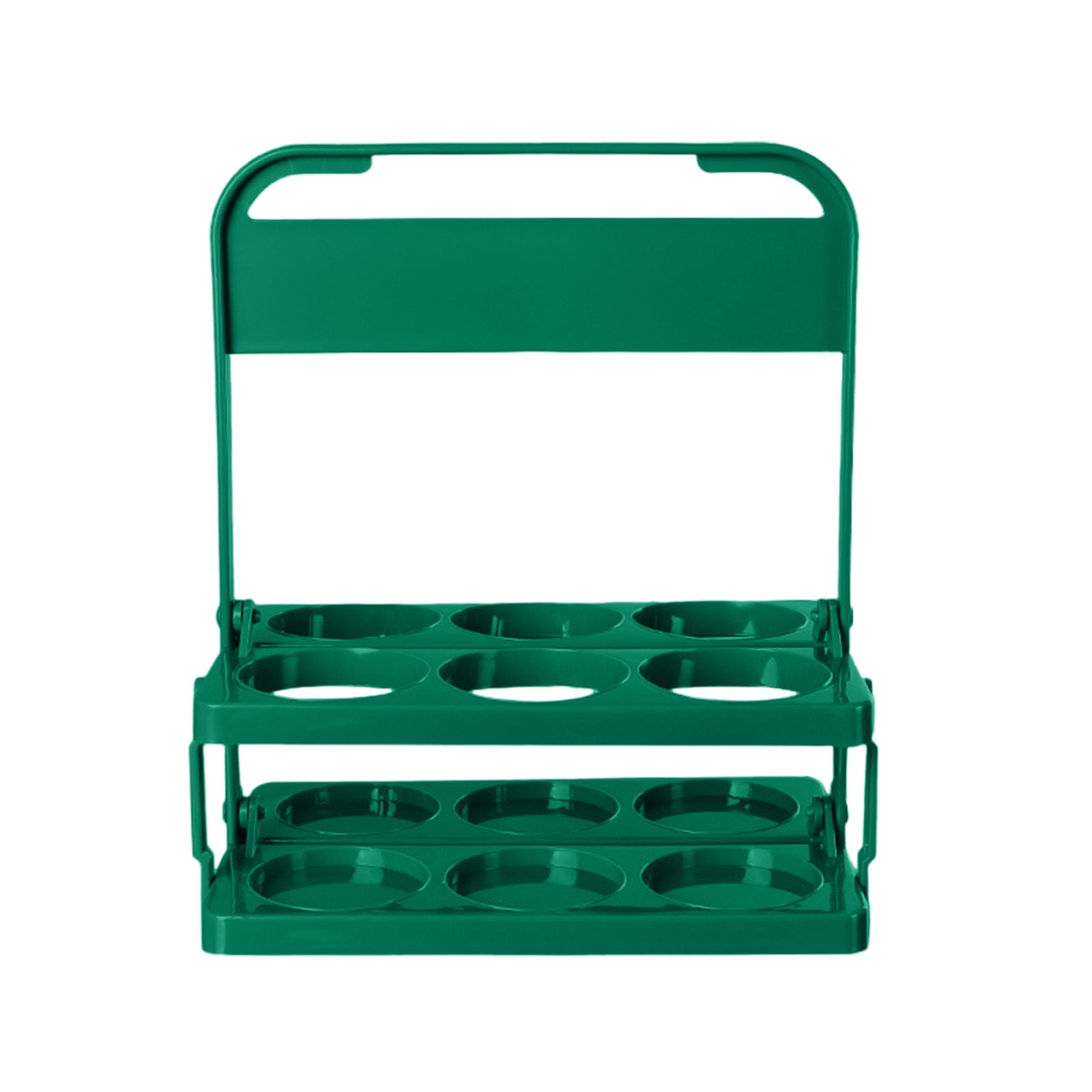 Bottle Foldable Large Space 6 Holes Beverage Holder with Handle for