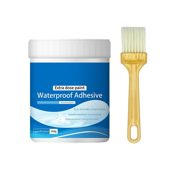 Bottle Glue Shaker Clear Adhesive With Roller Brush Super Strong Anti Leakage Agent Adhesive Coating Agent For Indoor Outdoor 1ml