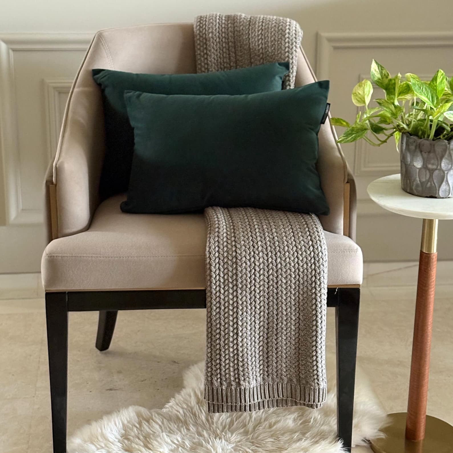Bottle Green Decorative Lumbar Pillow Cover 12"x26" | Pack of 2 Modern Velvet Oblong Cushion Cover Solid | Plain Solid Pillowcases for Bed, Couch & Sofa, Modern Home Décor - Bottle Green Velvet Dream