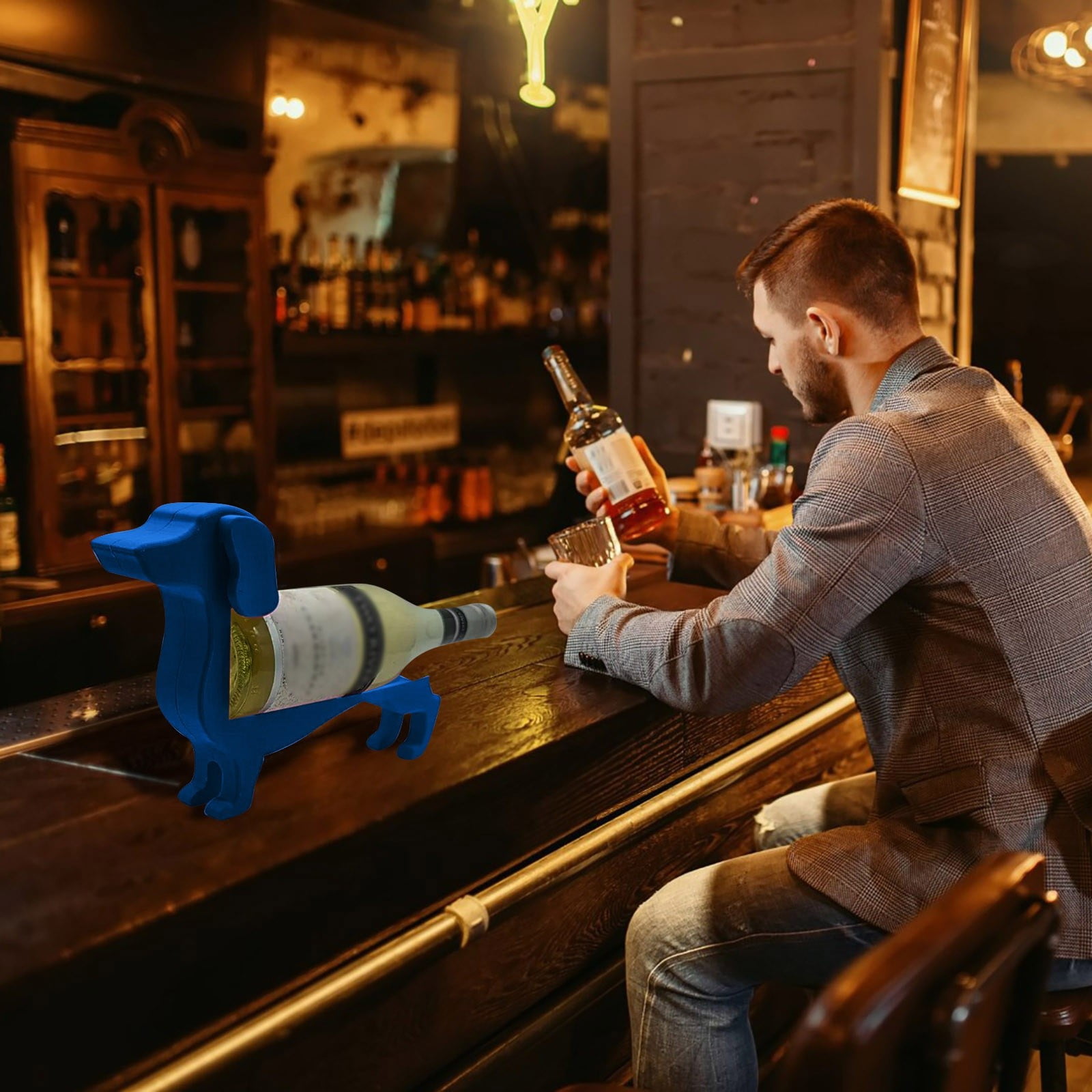 Bottle Holder Dog Bottle Holder Bottle Glass Drying Rack Space Saving