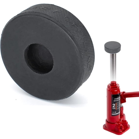 Bottle Jack Rubber Pad Anti-Slip Adapter Support Block Lift Tool for 2 Ton Bottle Jacks Jacking Points Universal Repair