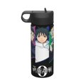 thumbnail image 1 of Bottle Jujutsu Kaisen Insulated Stainless Steel Wide Mouth Water Bottle With Straw, 18oz Portable Leak Proof Drinking Bottle For Outdoor Office Travel School, 1 of 8