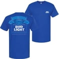 thumbnail image 1 of Bottle Label Front & Back Mens T-Shirt, Blue - Medium, 1 of 1