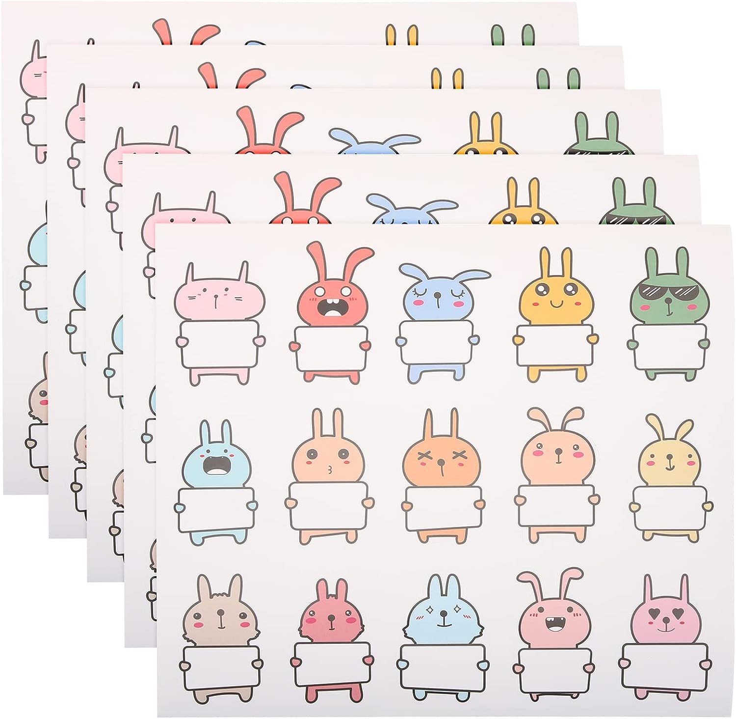 Bottle Labels 10 Sheets Baby Bottle Label for Daycare Animal Name